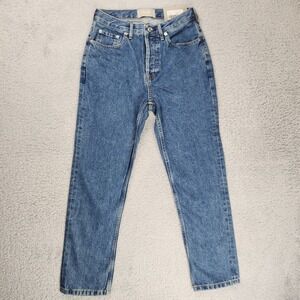 Everlane Jeans Womens Sz 26 Curvy 90's Cheeky Straight High Rise Crop Ankle NWT